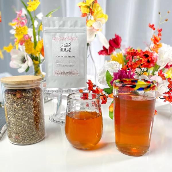 Key West Herbal Tea - Herbal Tea - Caffeine Free - Fruity & Floral