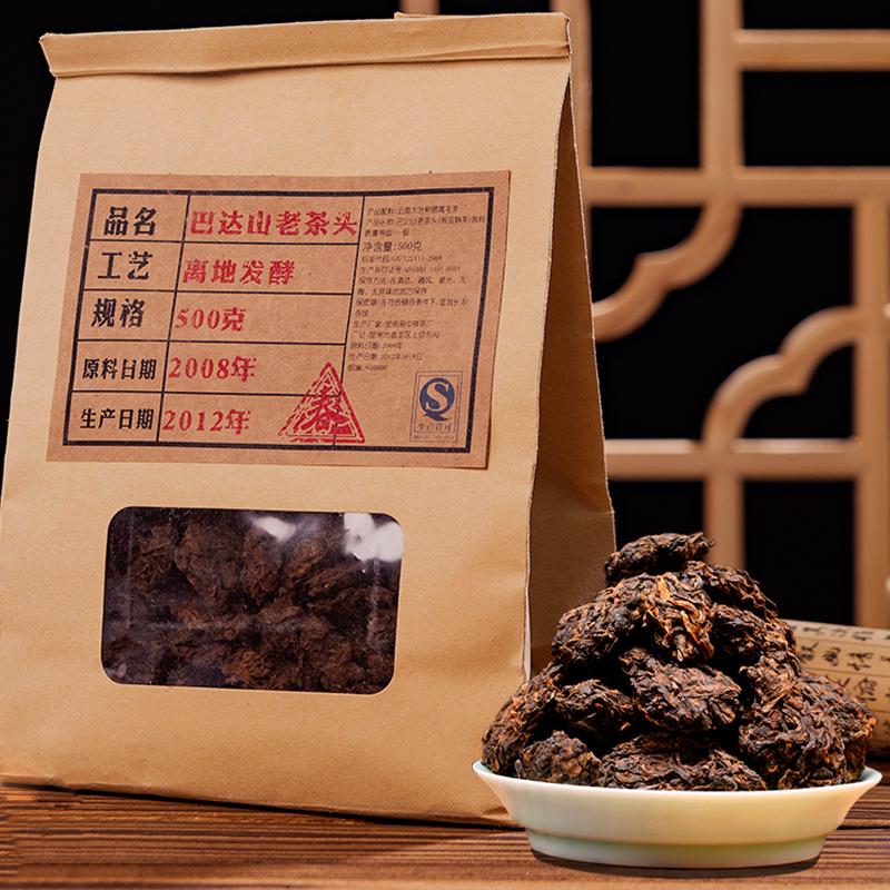  [巴達山老茶頭] 雲南勐海離地發酵工藝 陳年普洱乾倉老茶頭